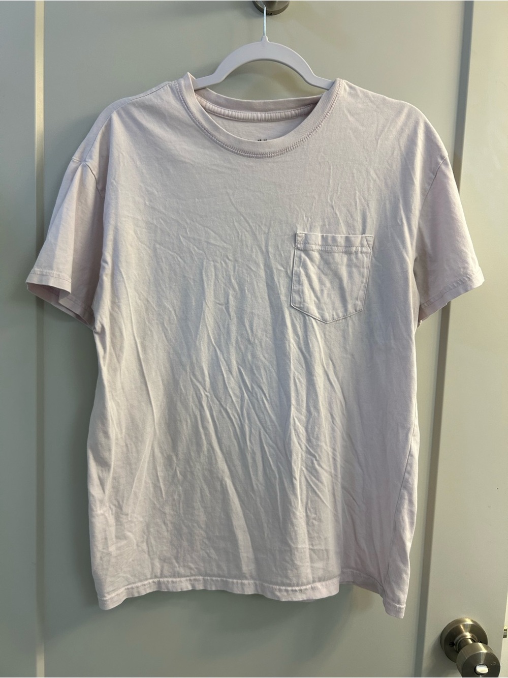 Goodfellow & Co Light Pink Pocket Crew Neck Tee